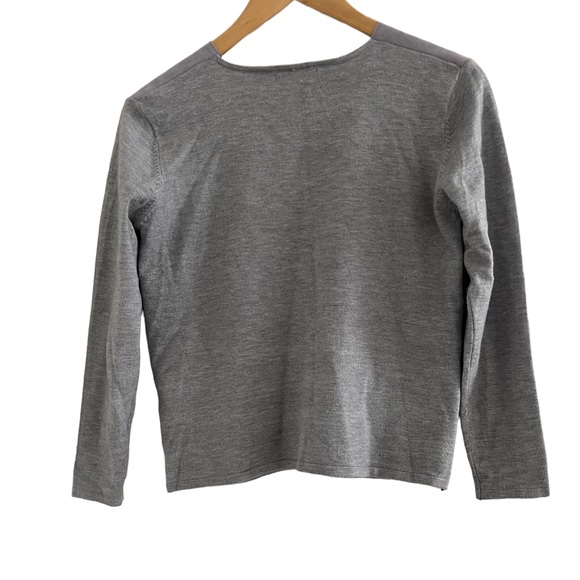 Angela Mara Mixed Textiles Sweater - Picture 2 of 5